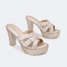 OXQC12 Platform heels with...