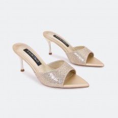 QXQ1664 Shiny heeled...