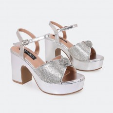 WSQ709 صندل كعب بلاتفورم...