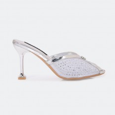 WXQ2081 Glitter Tulle Heel...