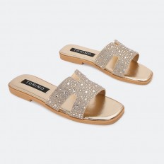 ZX2619 نعال مسطح تريند مزين...