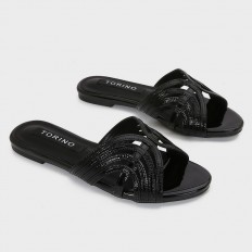 ZX3142 Shiny Flat slippers