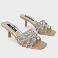 ZXQ1896 نعال كعب ذو تصميم أنيق