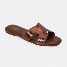 OX2858 Flat slippers with...