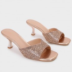BXQ2126 Heeled slippers...