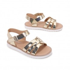 Sparkling girls' sandals...