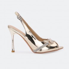 HSQ380 Shiny leather heel...