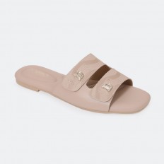 OX3048 flat slippers with...