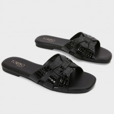 OX3202 Flat Slippers with...