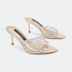 QXQ1609 Heel slippers with...