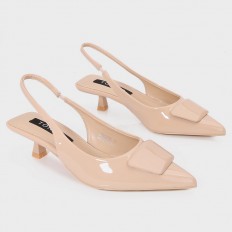 ZSQB76 short heel slingback...