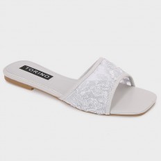 ZX3148 Flat slippers with...