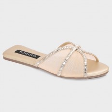 ZX3169 Flat slippers with a...