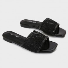 ZX3173 Flat slippers with a...