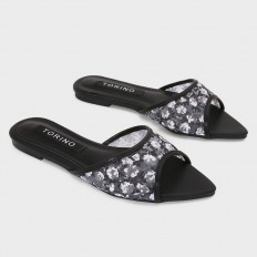 ZX3227 Flat slippers with a...