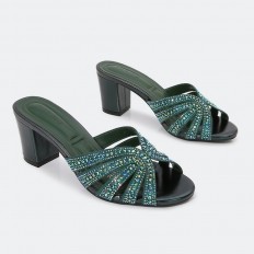 ZXQ1640 Wide heel slippers...