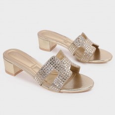 ZXQ1803 Wide-heeled sandals...