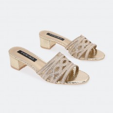 ZXQ2014 shiny wide-heeled...