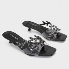 ZXQ2191 نعال كعب قصير مزين...