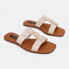 ZX2906 Flat slippers with a...