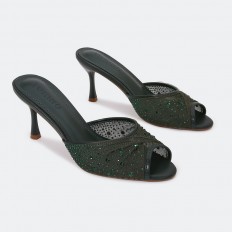 QXQ1960 نعال كعب بخامة من...