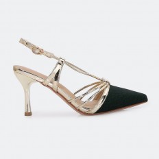 HSQB107 Shiny Heel Sandals...