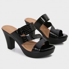 OXQ2232 Platform Heel Slippers