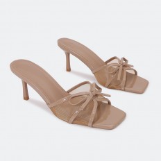 QXQ1945 square-toed heeled...