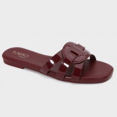OX3221 Flat Slippers with a...
