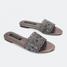 XZ3247 Shiny Flat slippers