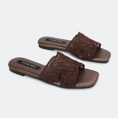 XZ3255 Flat slippers made...