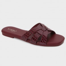 OX3202 Flat Slippers with...