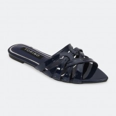 ZX2887 نعال مسطح لامع أنيق...