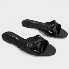 ZX3161 Shiny Flat slippers