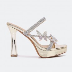 HXQH17 Shiny platform heel...