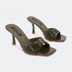 MXQ1873 نعال كعب لامع مزين...