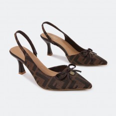 Closed toe heeled sandals...