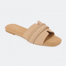OX2873 Flat slippers with a...