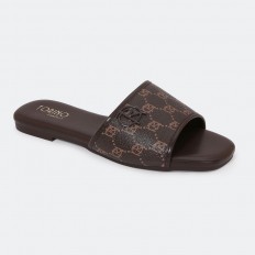 OX3028 Open-toe flat slippers