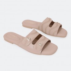 OX3048 flat slippers with...