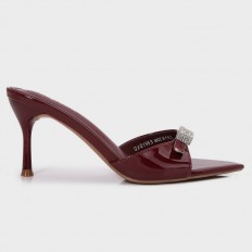 QXQ1953 Shiny heeled...