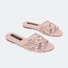 ZX2921  نعال مسطح بألوان أنيقة