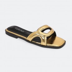 ZX2983 Shiny Flat slippers