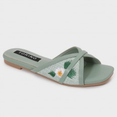 ZX3150 نعال مسطح أنيق مطرز...