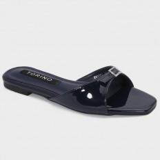 ZX3157 Shiny flat slippers...