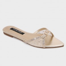 ZX3166 Flat slippers with a...