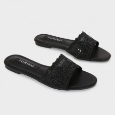 ZX3178 نعال مسطح براق ولامع