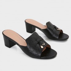 BXQ2103 نعال كعب عريض أنيق...