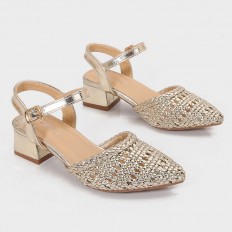 GML944 صندل كعب بناتي ذو...