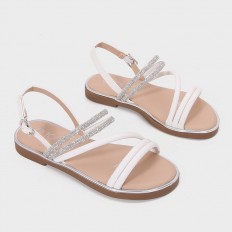 GSM765 Girls Snakeskin Sandals